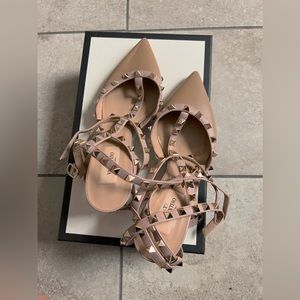 Valentino rockstud cage in poudre - authentic